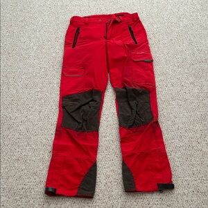 Stylish Red and Black Men's Cargo Pants